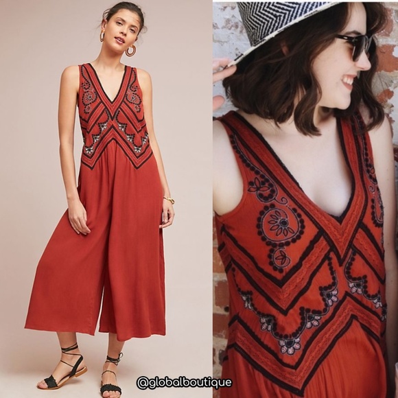 Anthropologie Dresses & Skirts - NWT ANTHROPOLOGIE Desert Embroidered Jumpsuit